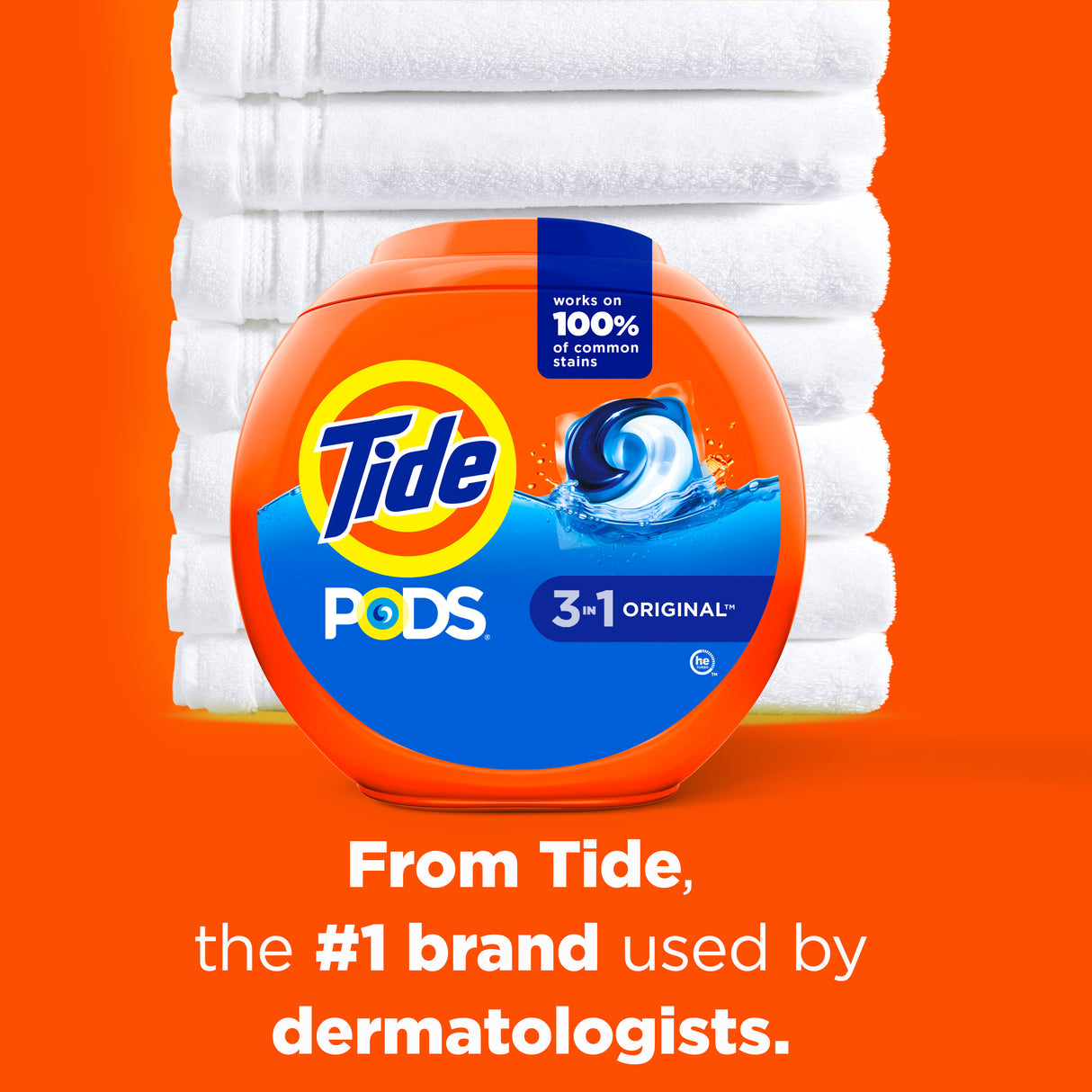 Tide PODS Laundry Detergent Packs, Original Scent, 42 Count / Tide PODS paquetes de detergente para ropa, aroma original, 42 unidades