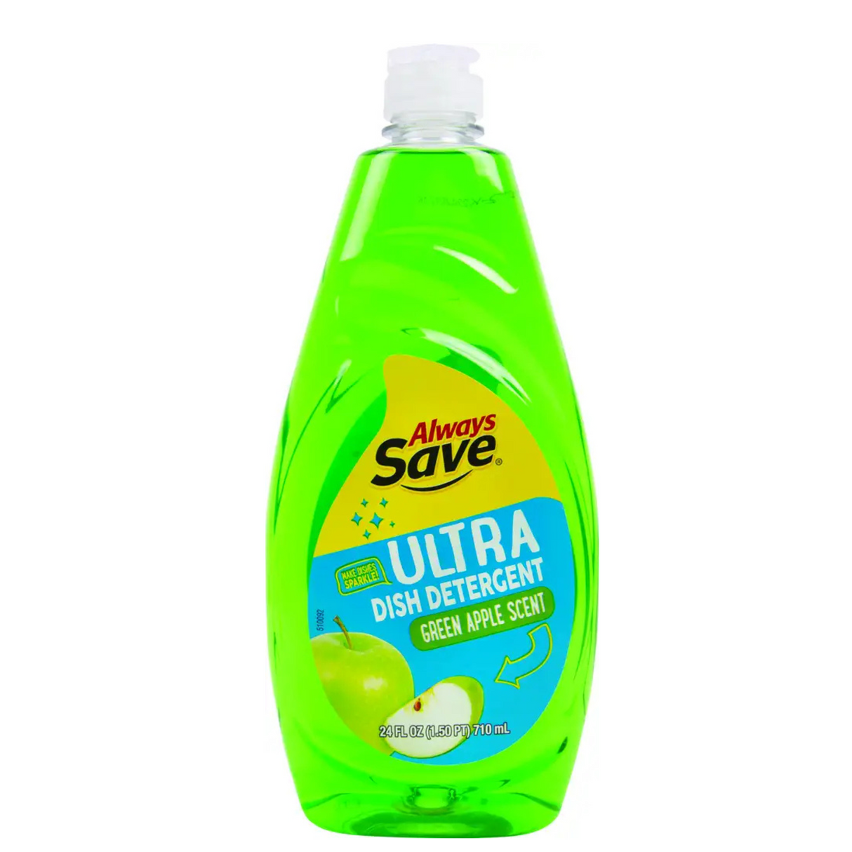 Always Save Ultra Dish Green Apple 25 OZ / Always Save Ultra detergente para platos Manzana verde